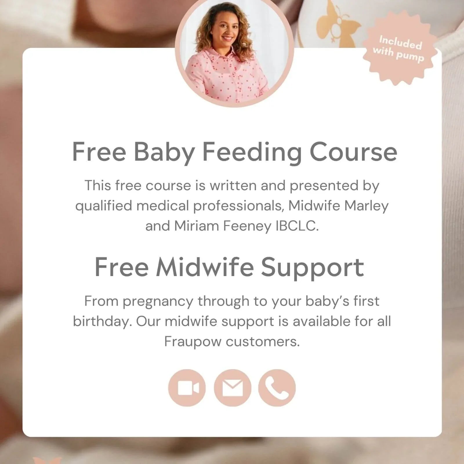 Fraupow Wearable Electric Breast Pump