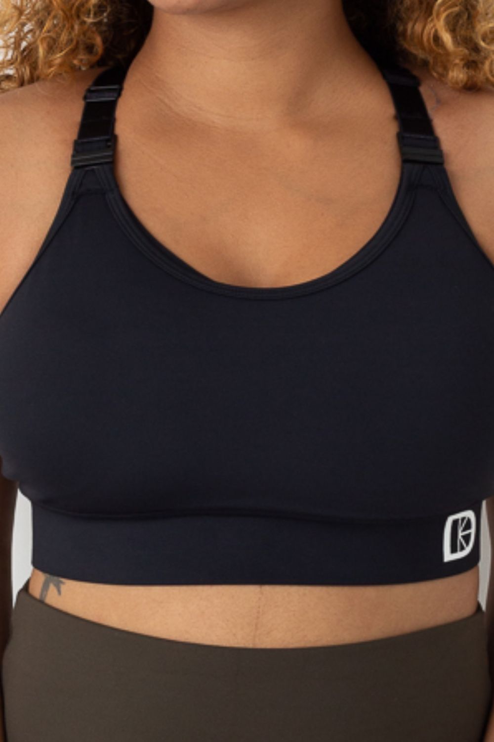 Maternity & Nursing Sports Bra | B–G Cup | Black