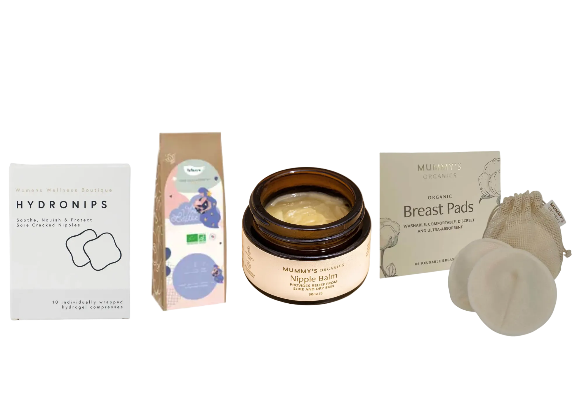 Latchette Give It A Good Go Breastfeeding Starter Kit — front view, curated nursing essentials | Latchette