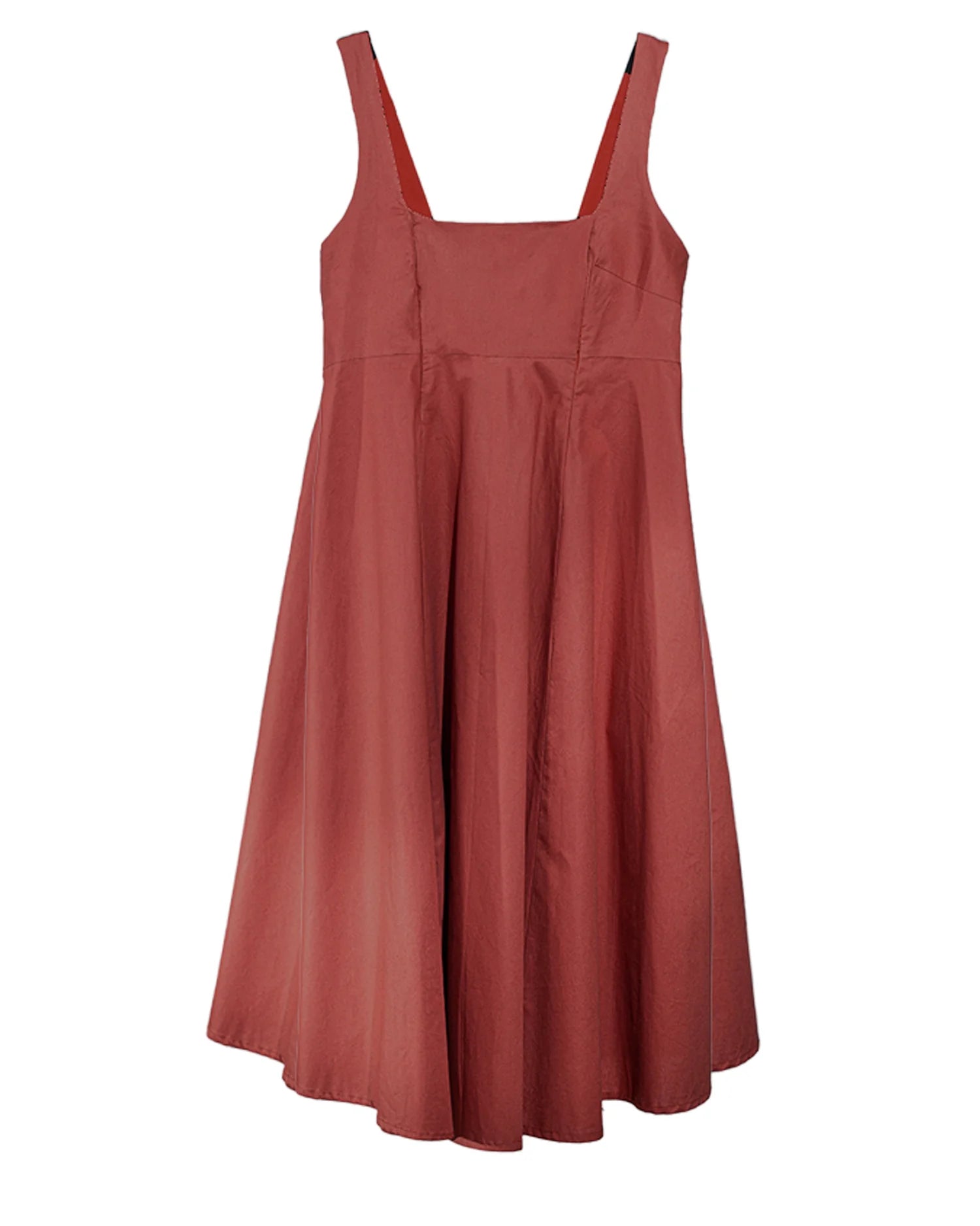 Megan Midi Dress — full skirt postpartum view, organic cotton breastfeeding dress | Nomadic Mother | Latchette