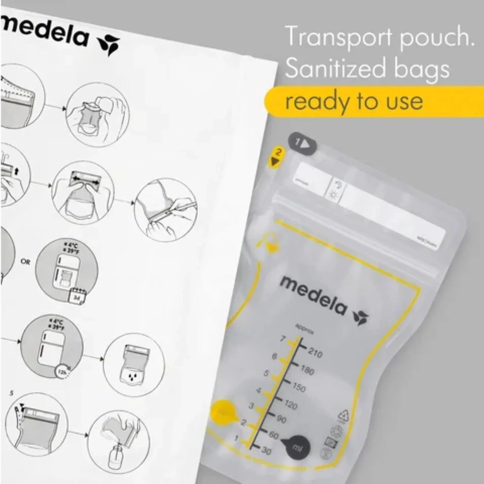 Medela Breastmilk Storage Bag 50 pcs — breast milk storage bags | Latchette