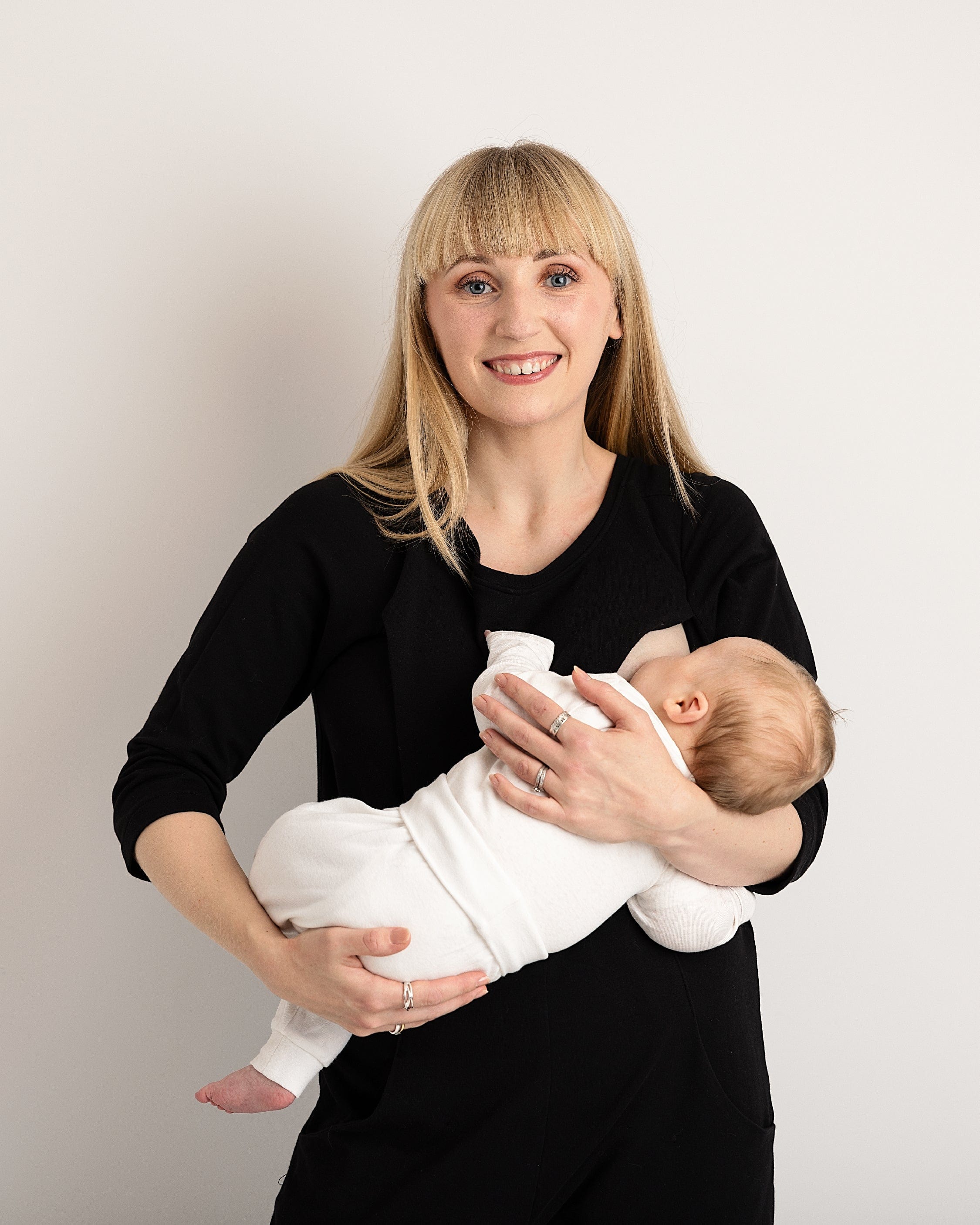 Etta Jumpsuit - Black French Terry