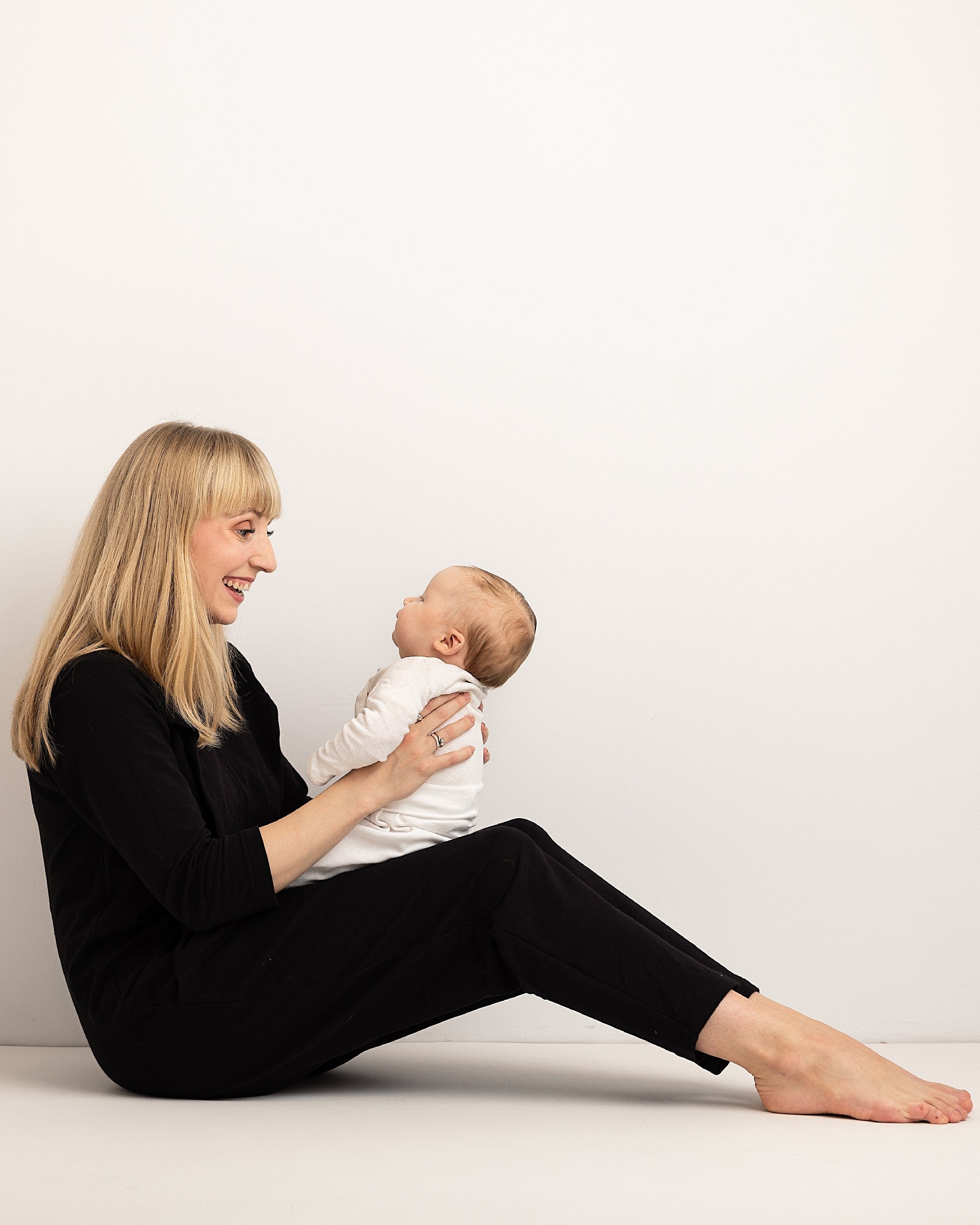 Etta Jumpsuit - Black French Terry