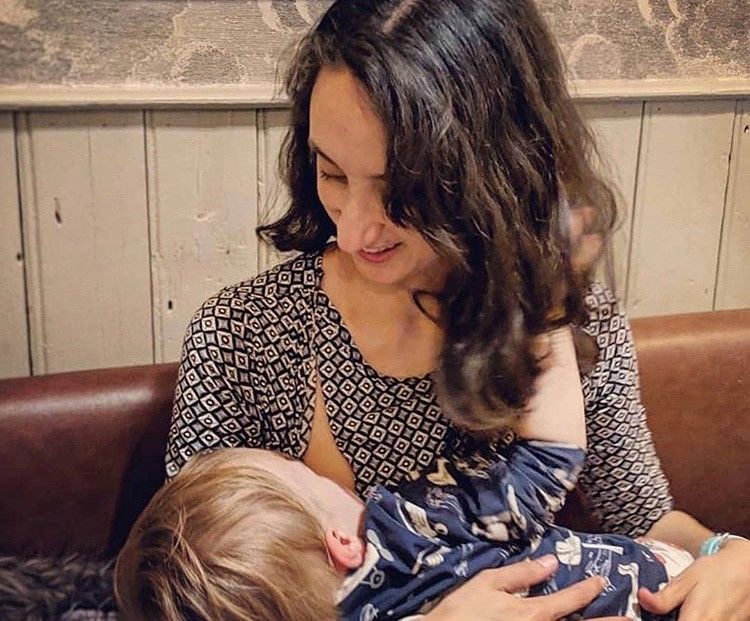 Gina Geo Breastfeeding Dress