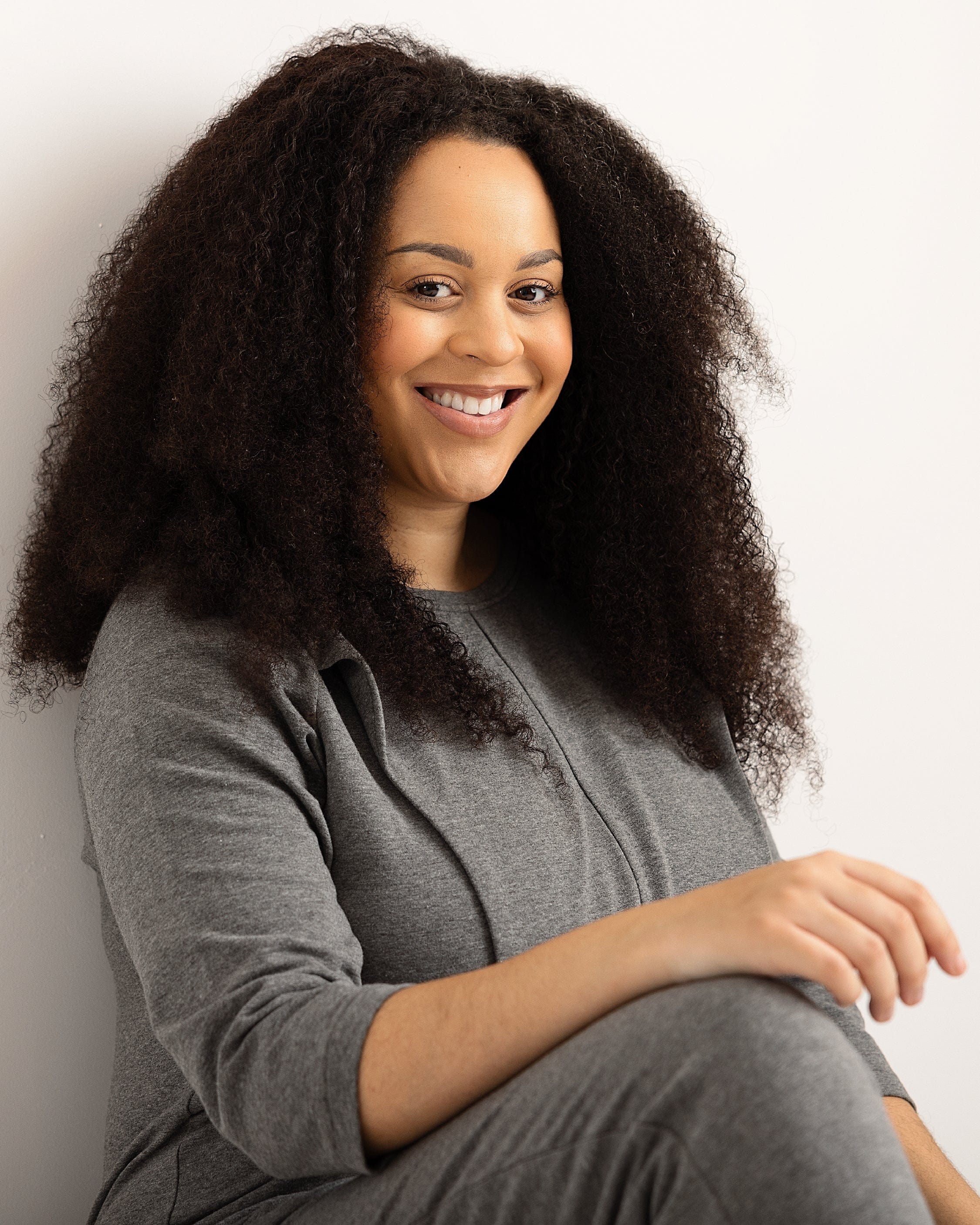 Etta Jumpsuit - Grey French Terry