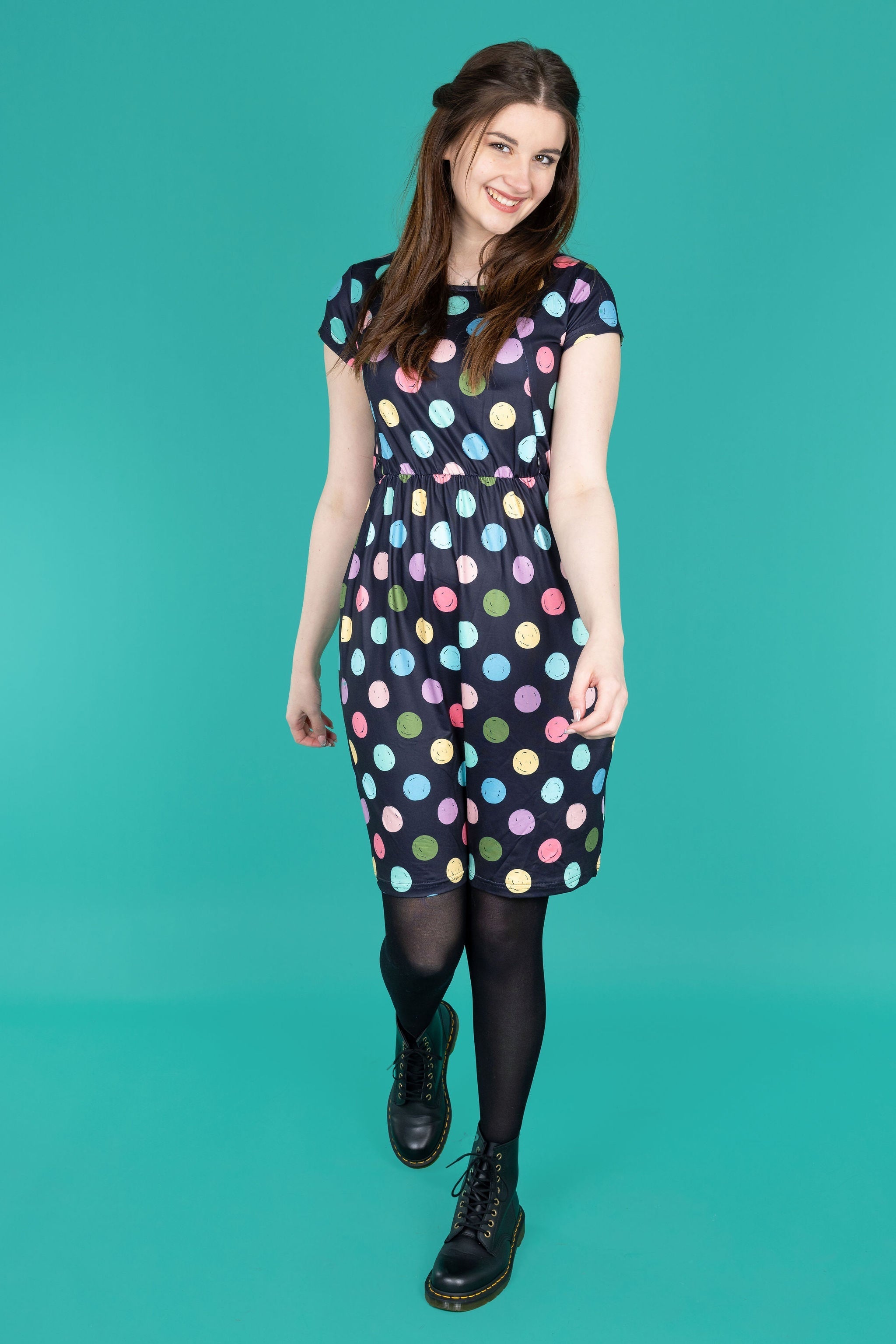 Knee Length Breastfeeding Dress - Shona Spot