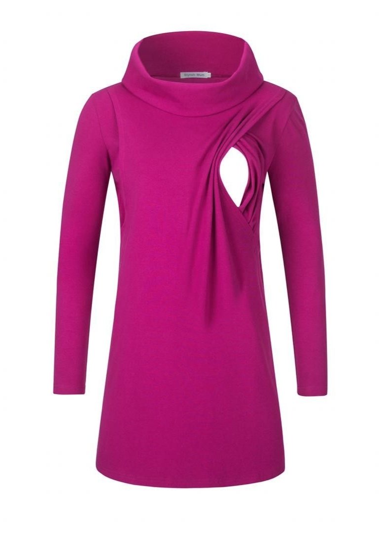 Tina Breastfeeding Tunic - Pink