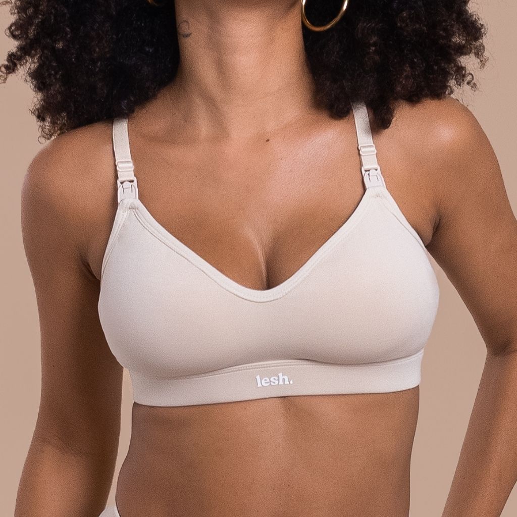 white nursing bra 