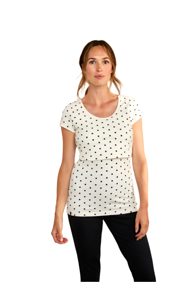 Black long-sleeve top on a white background