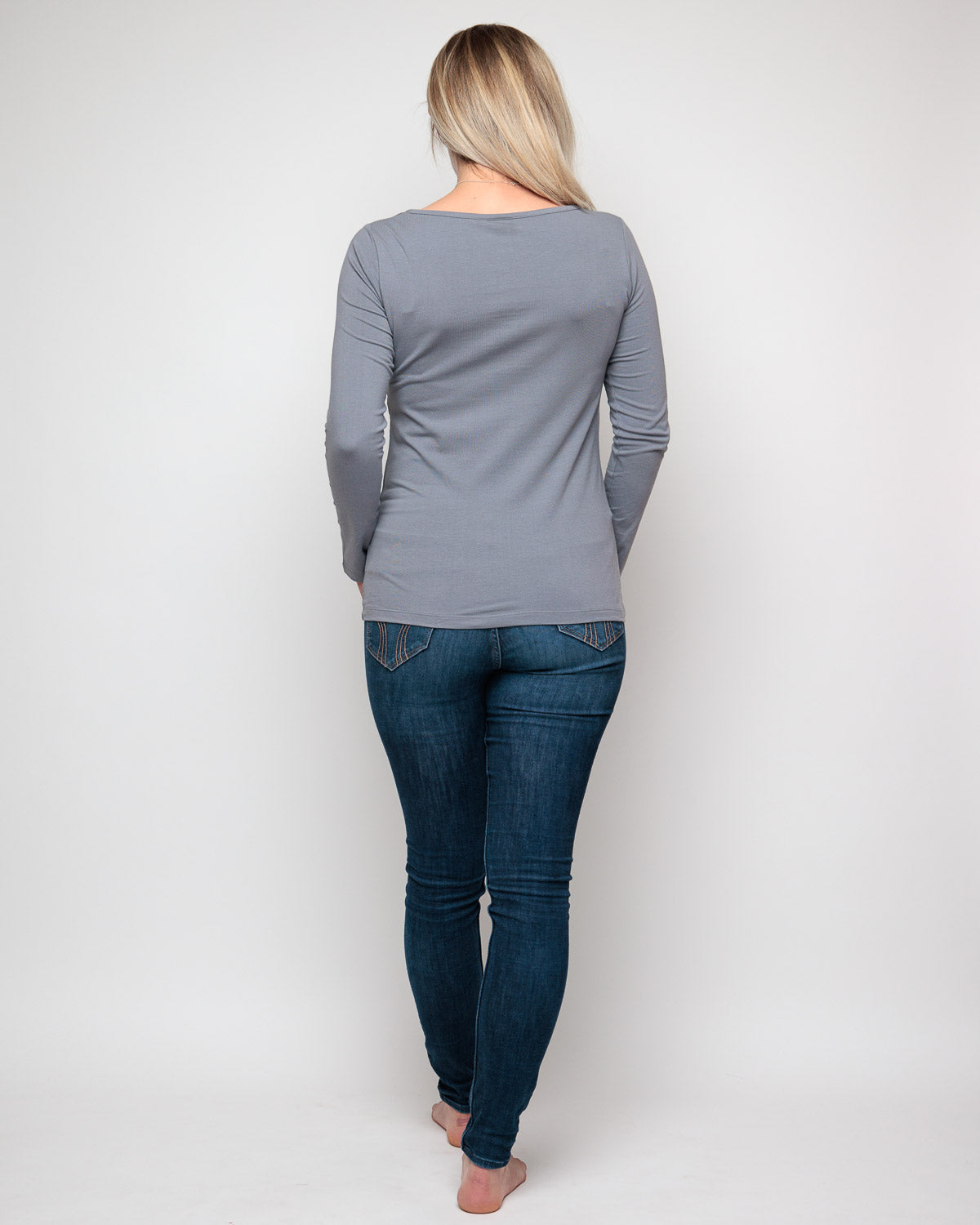 Nursing long sleeve t-shirt - Grey