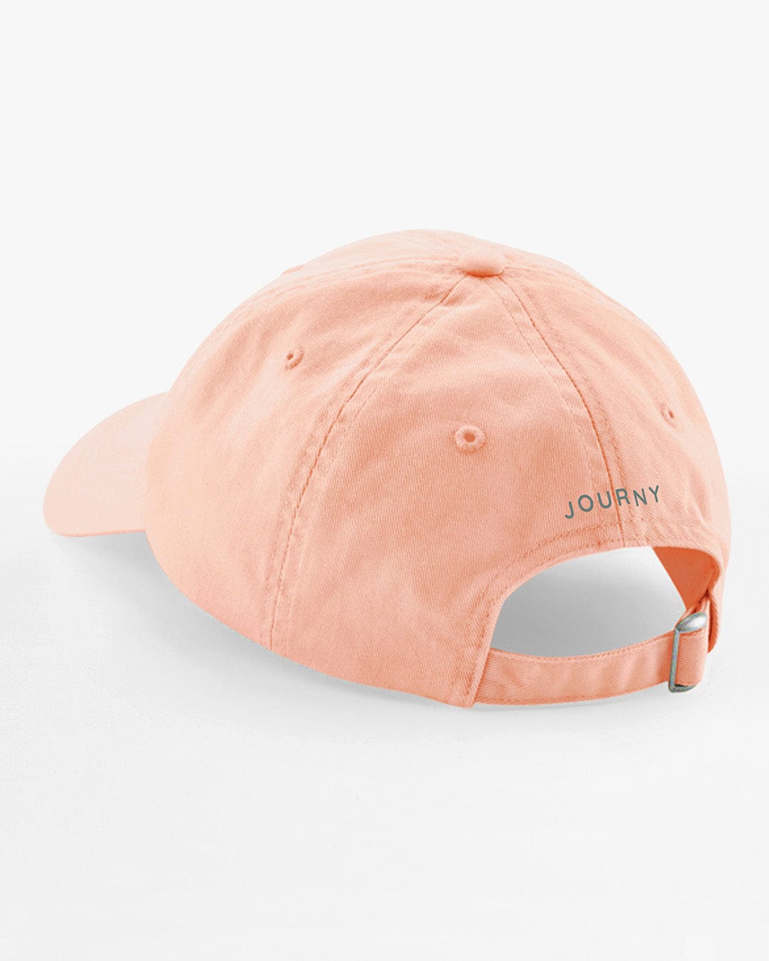 Cotton Flower Embroidery Peach Washed Cap - Accessories — accessories by JOURNY | Latchette