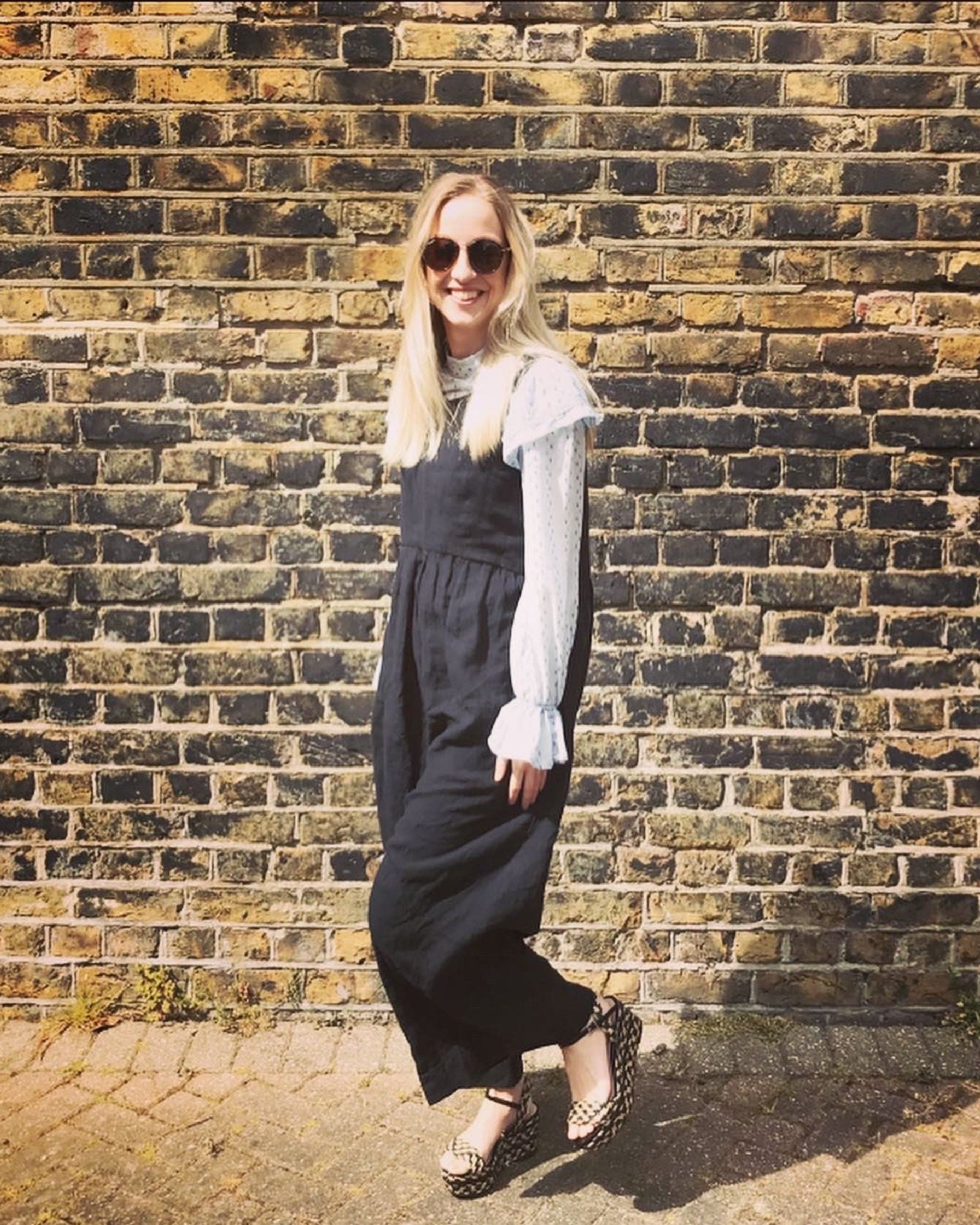 Ada Jumpsuit - Black Linen