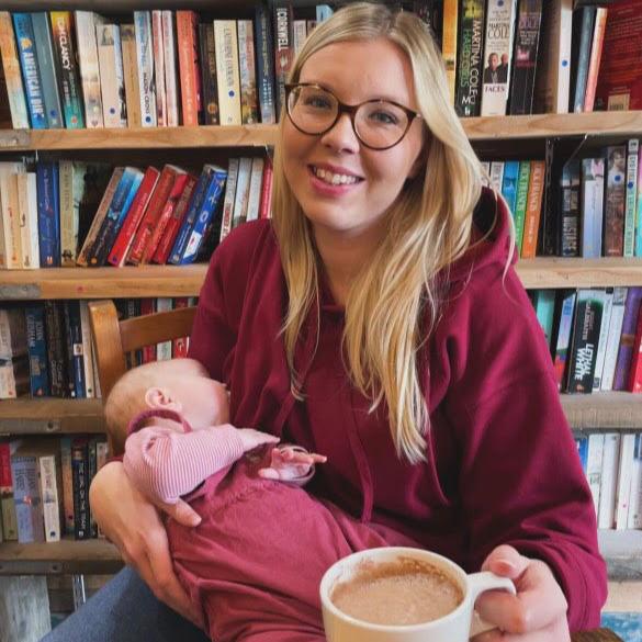 Fleece Lined Breastfeeding Hoodie - Burgundy