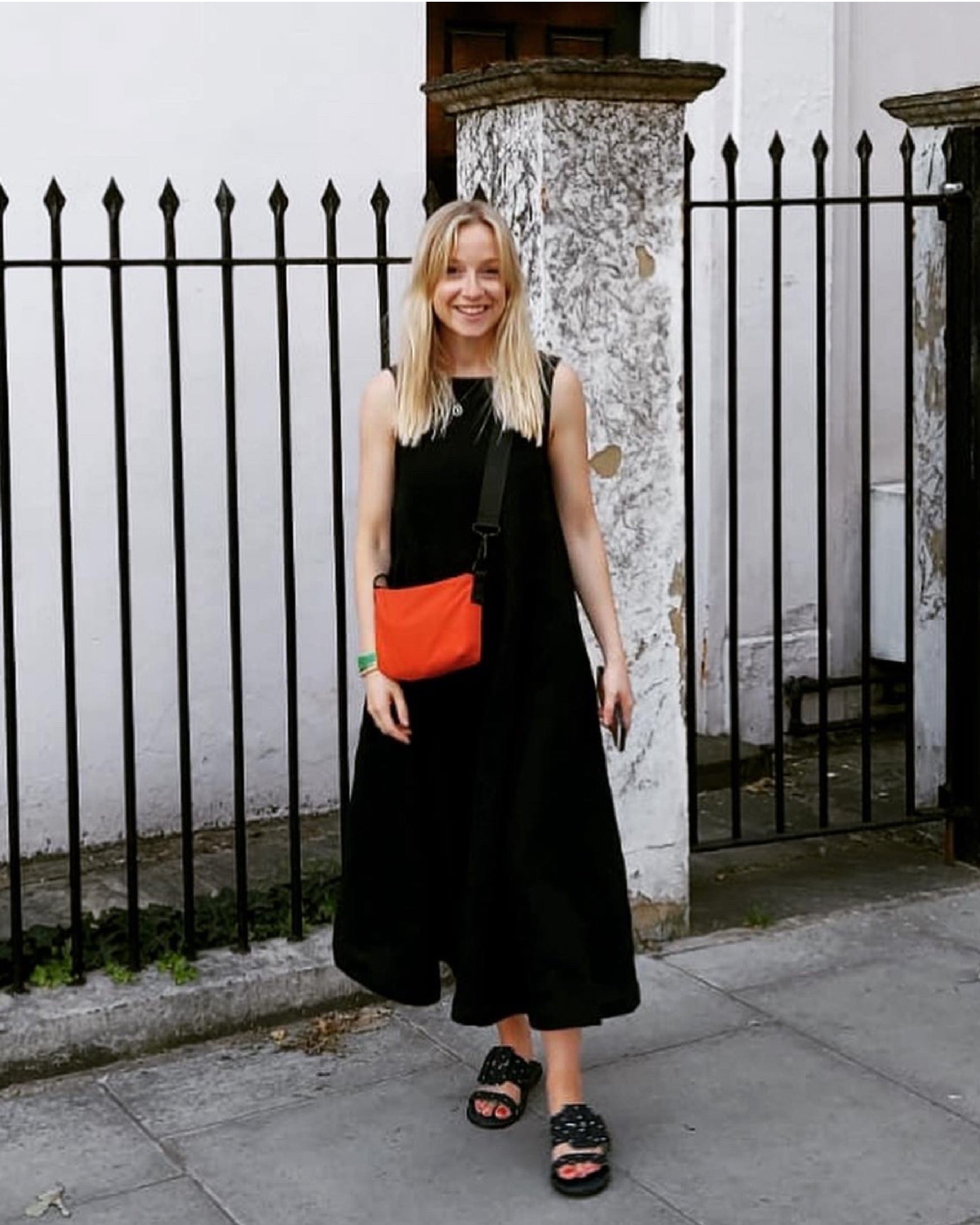 Lucy Dress - Black Linen