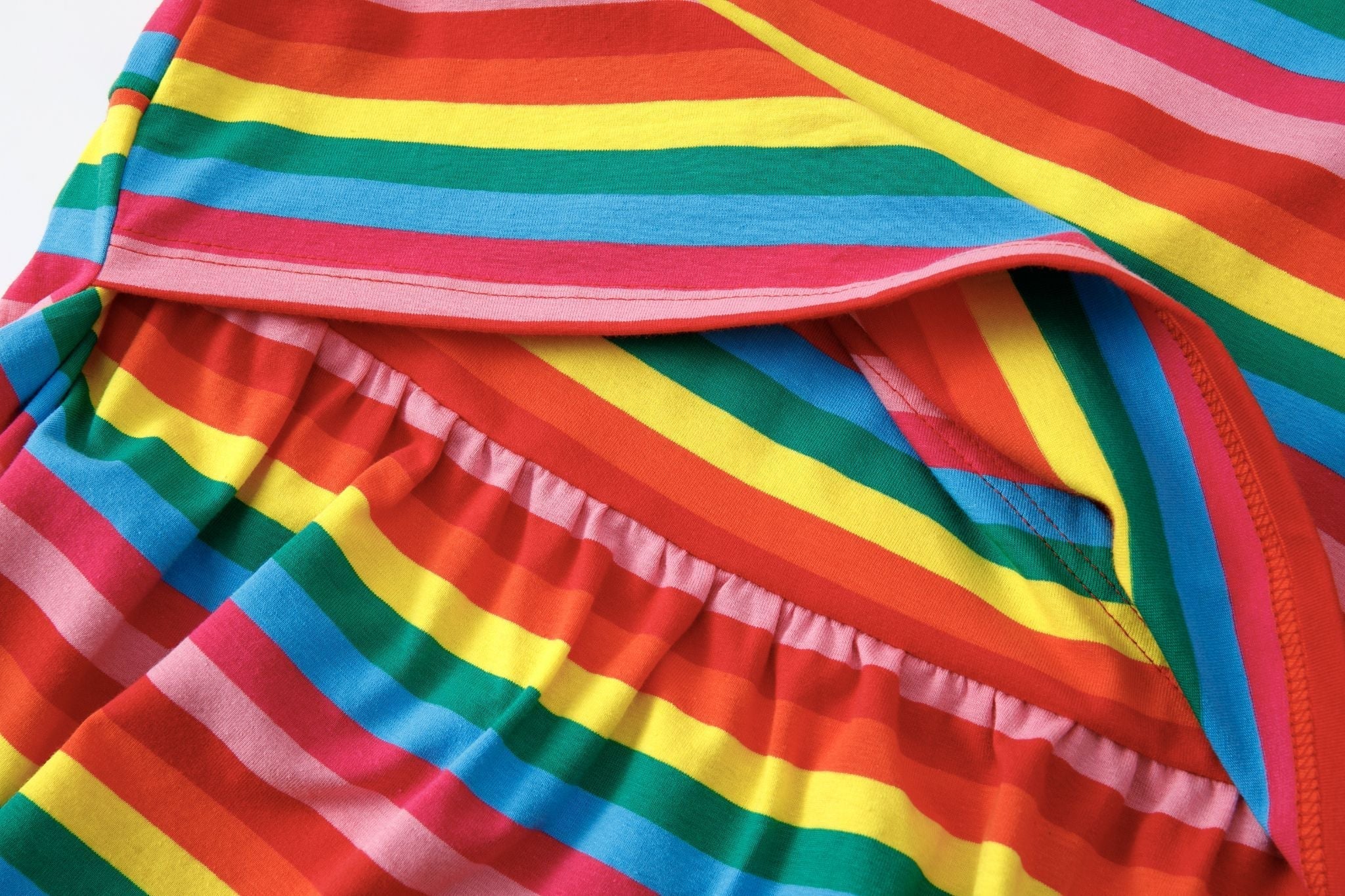 Breastfeeding Skater Dress - Rainbow